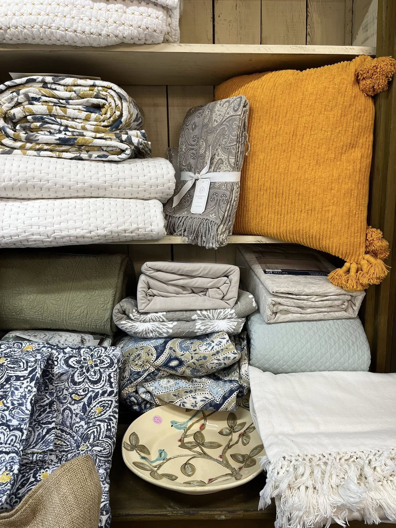 Pillow and blankets