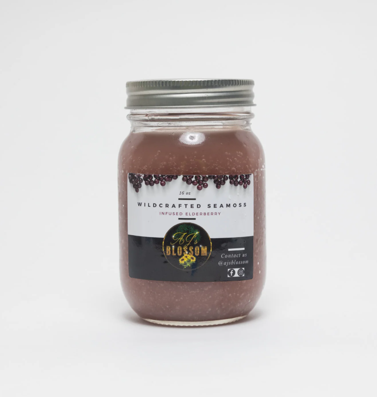 Seamoss Infused with Elderberry