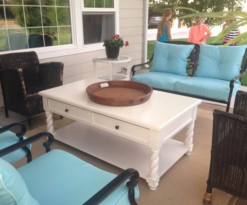 Outdoor furniture cushions
