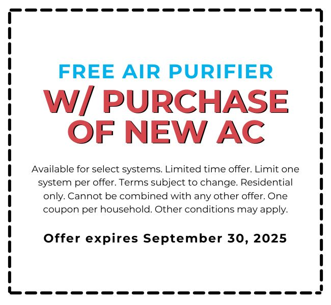 Free Air Purifier w/Purchase of New AC