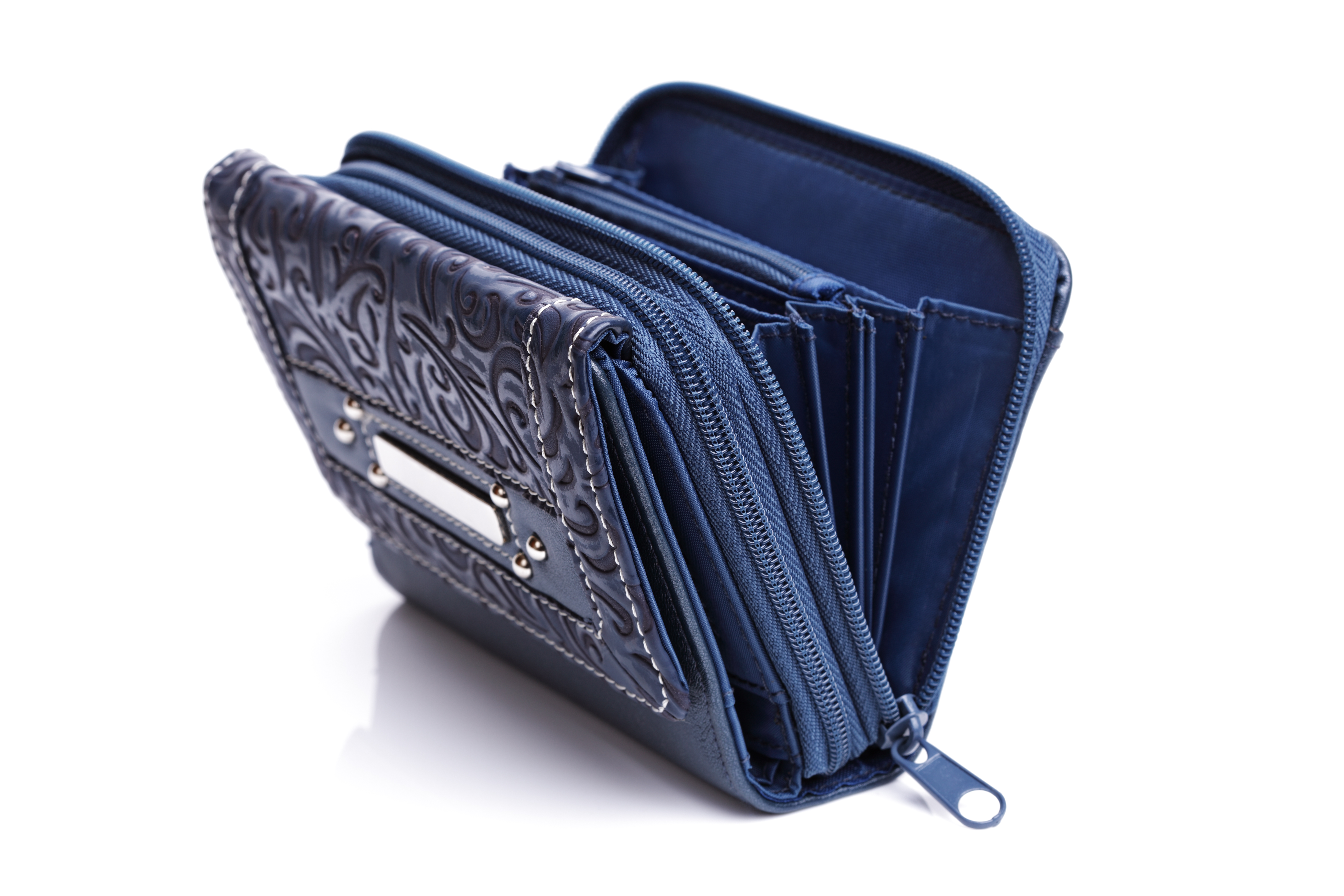 Elegant Navy Blue Wallet