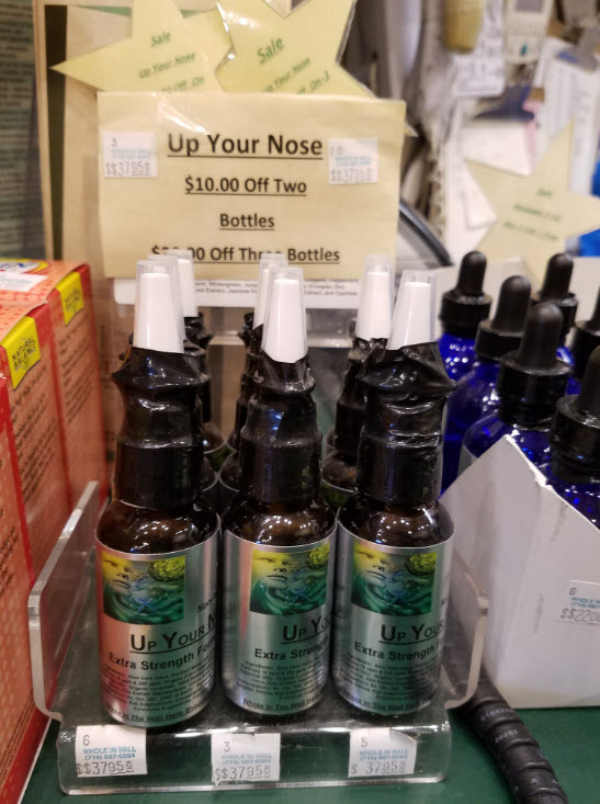 Up Your Nose Sinus Spray