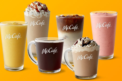 McCafe Coffee, Espresso Drinks 
