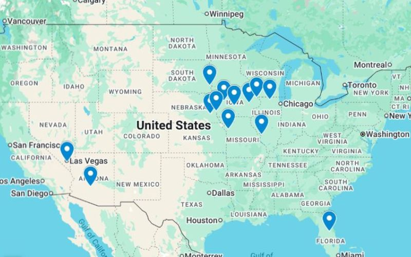 Windstar Locations