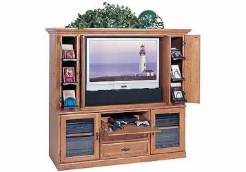 TV Armoire with Video Game Drawer