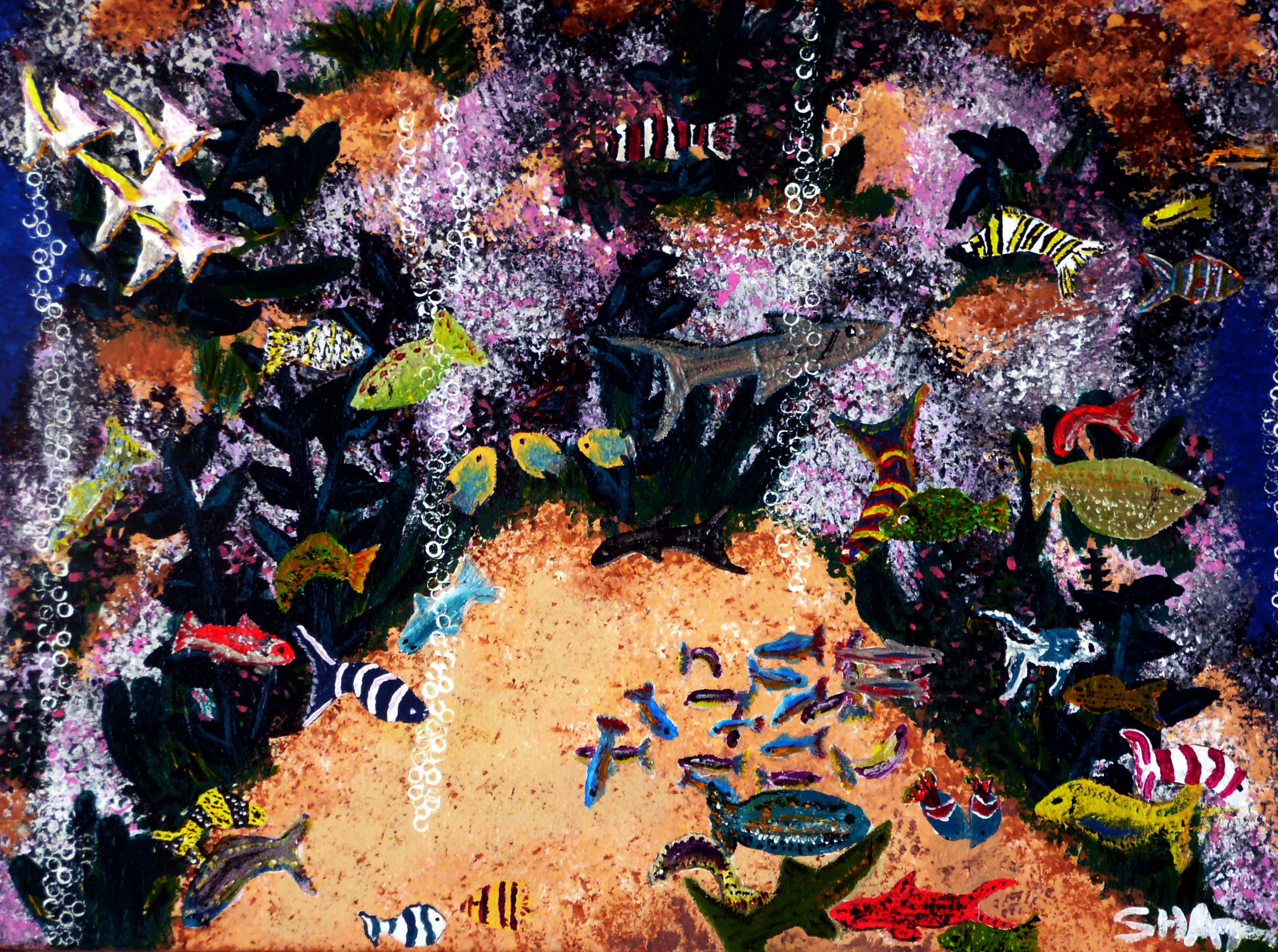 The Reef limited edition print