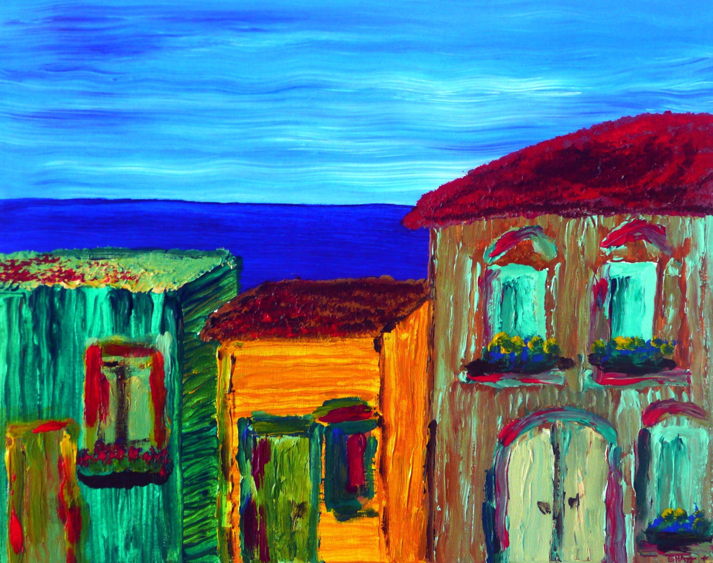 Sea Side Home limited edition print