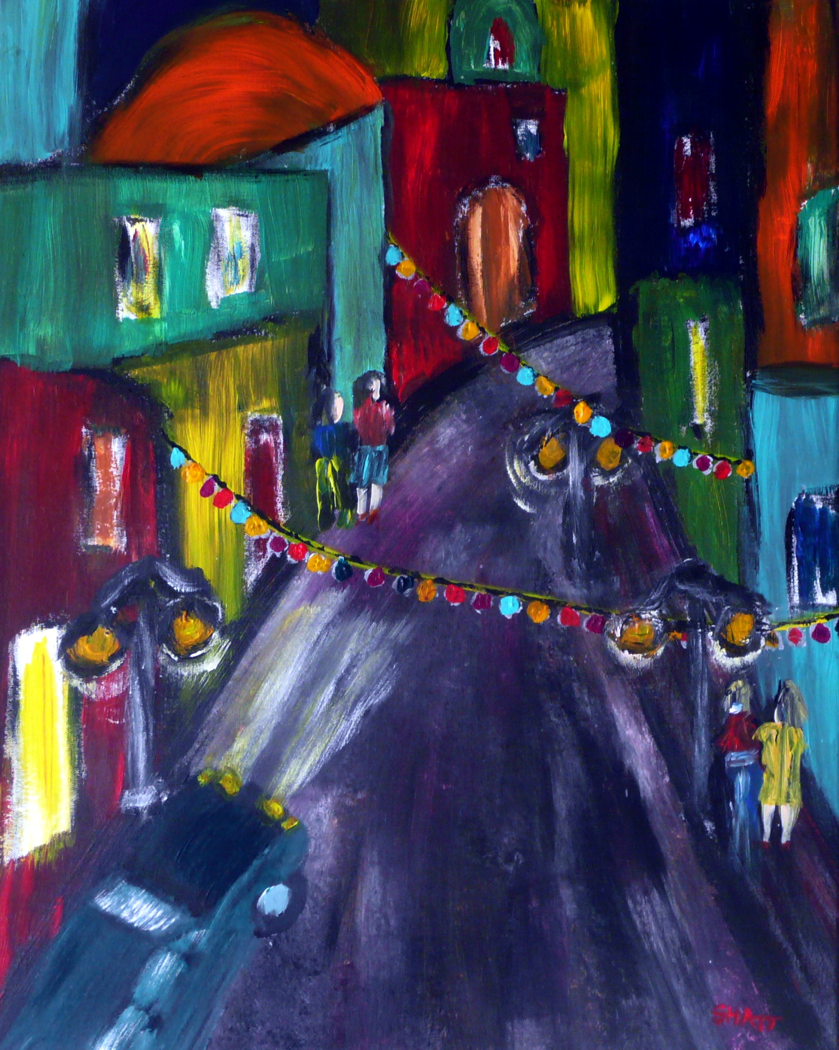 Night Street limited edition print