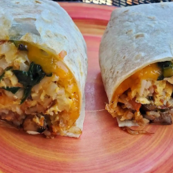 Veg Breakfast Burritos