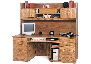 Advanced Computer Desk and Hutch
