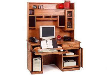 Advanced Computer Desk & Hutch