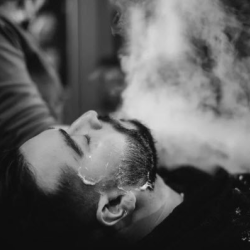 Hot Towel Straight Razor Shave