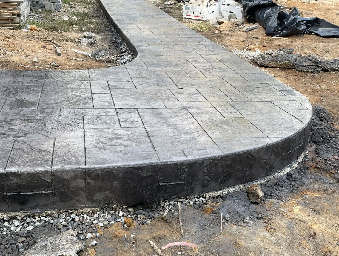 Custom Concrete Sidewalks & Walkways