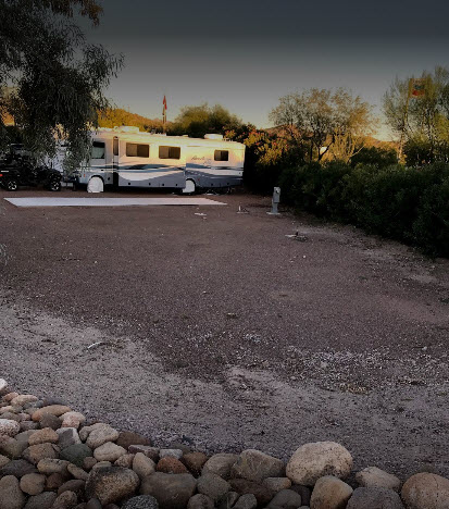 RV spaces  for rent.