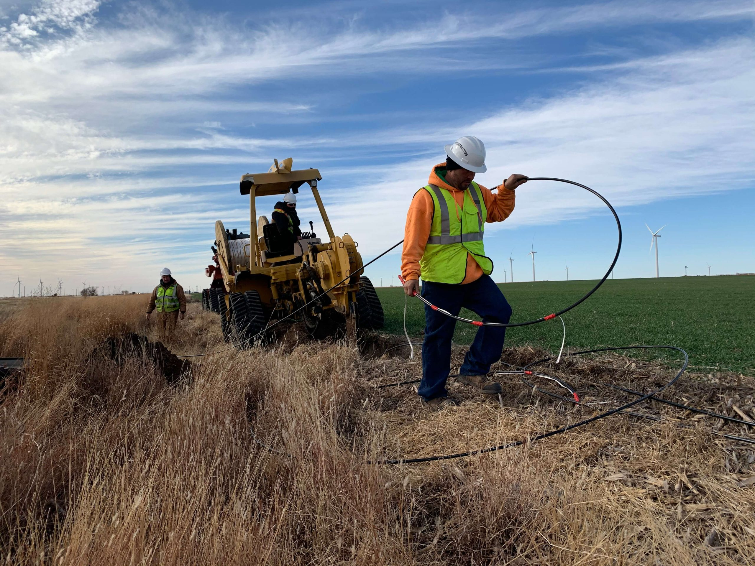 Fiber Internet Construction
