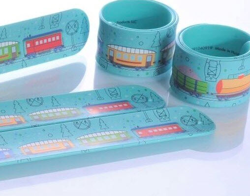 Colorful Choo Choo Slap Bracelet