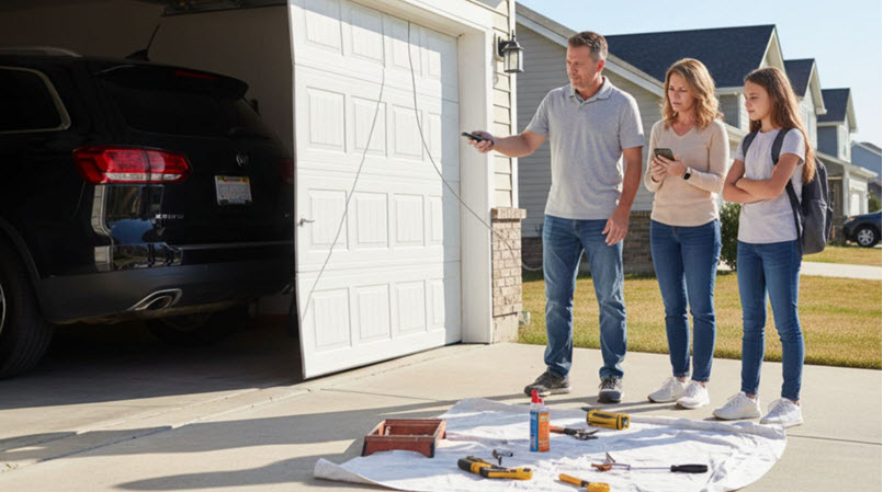 Broken Garage Door Replacement