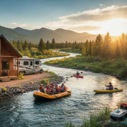 Three Rivers Resort and Outfitting: Raft, Kayak, Fish