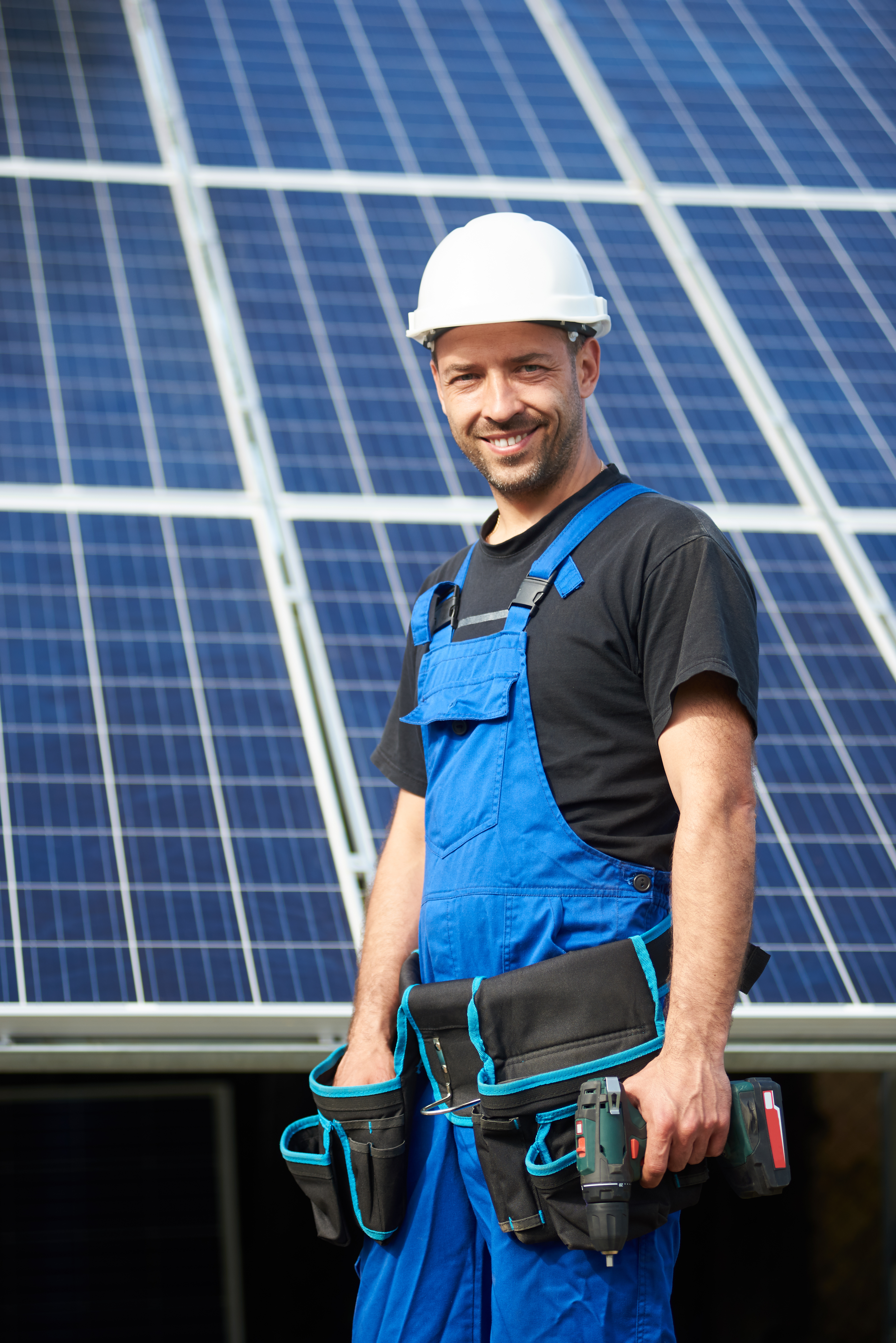 Contractors at Alternative power solutions