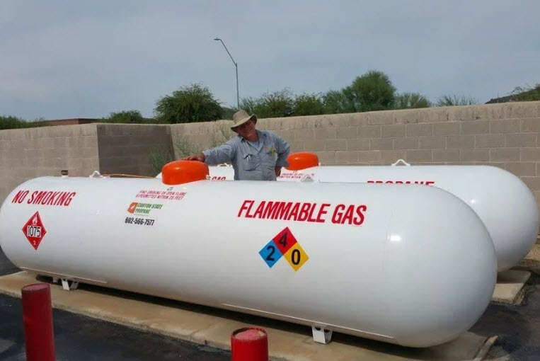 Propane Tank Installation