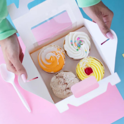 4 Bizcochitos - Soaked Puerto Rican Cupcakes