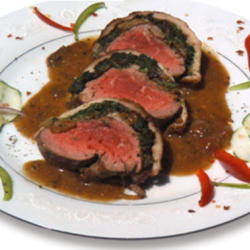 Veal Wrapped Beef Tenderloin
