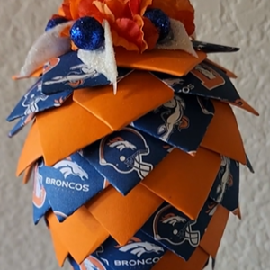Paper Pinecone Ornaments