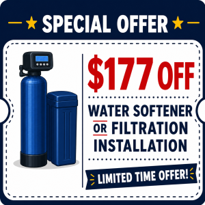 $177 Off Water Softener or Filtration Installation