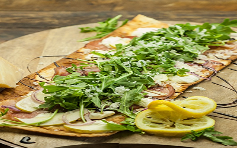 Pear and Arugula Flatbread