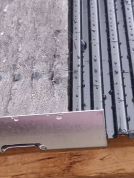 Prevent entrapped moisture