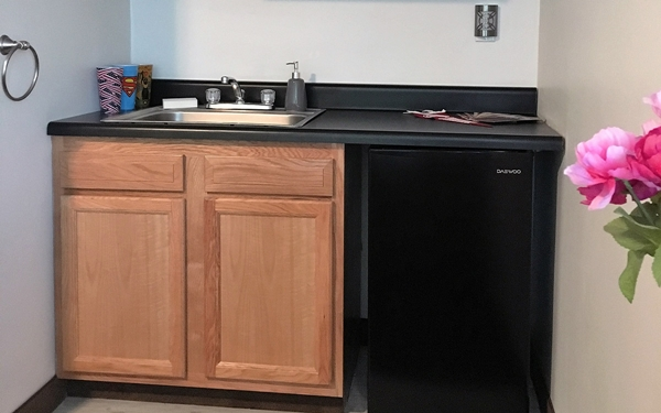 Private Bedroom, Bathroom & Kitchenette