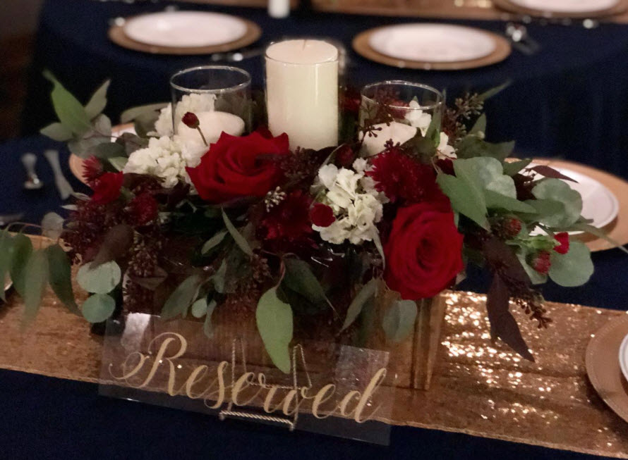 Signs, aisle decor