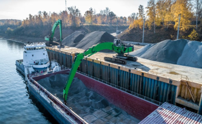 Barge loading