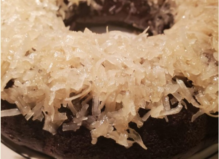 Carob Coconut Cake