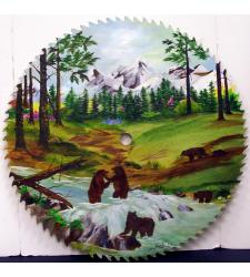 Bears Fighting Salmon