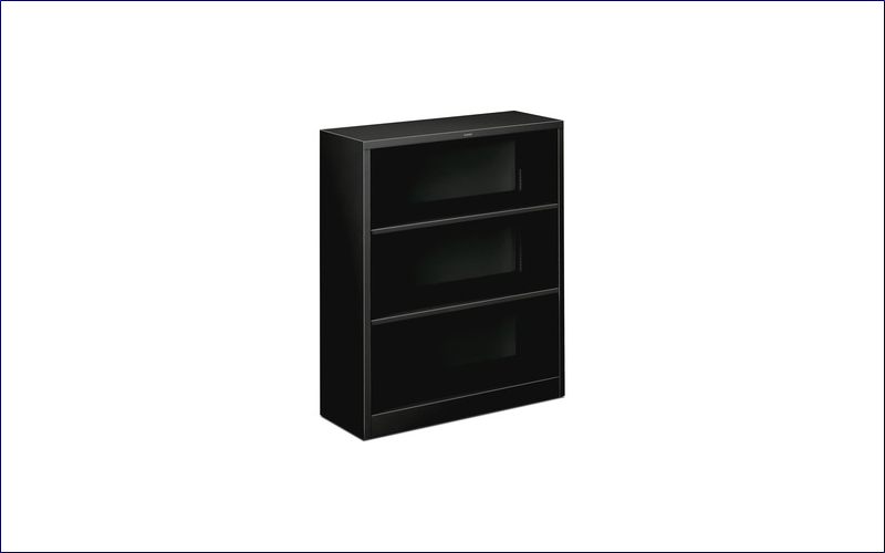 HON Brigade 3-Shelf Steel Bookcase