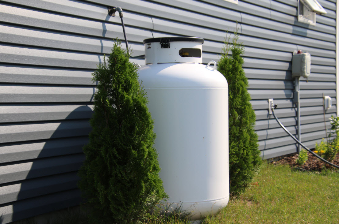 Propane Tank Install