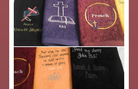 Towel for Pastor Staples