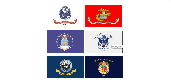  Military Flags 