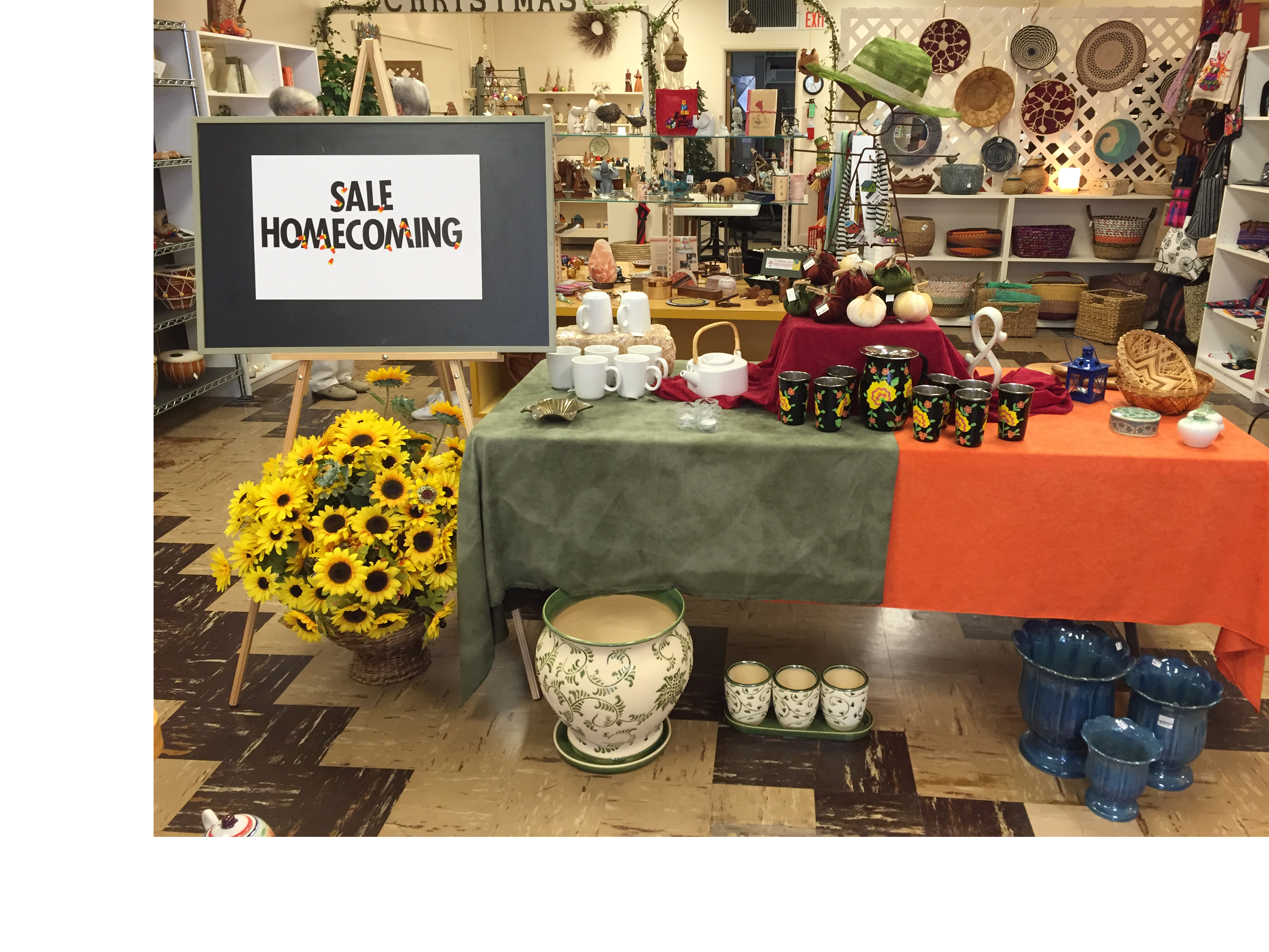 Home Coming Sale Sept 19 thru Oct 1