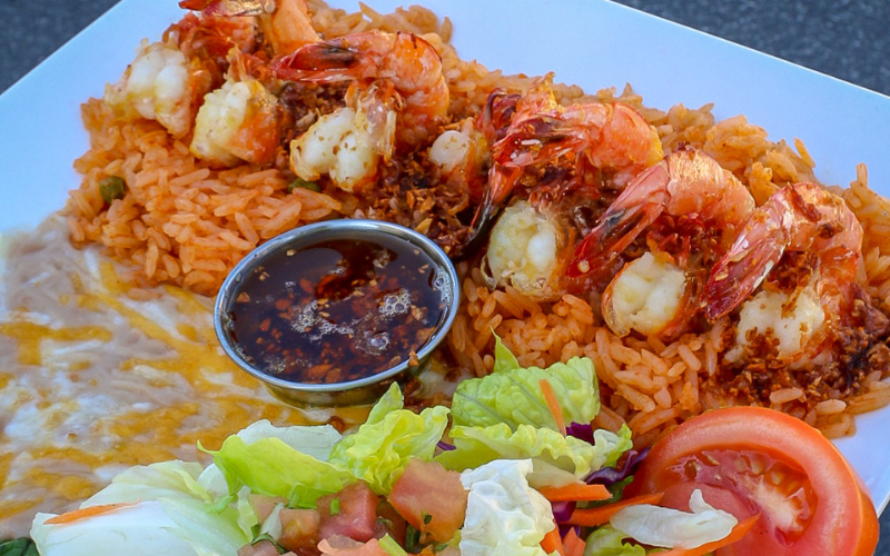 Camarones Al Mojo De Ajo