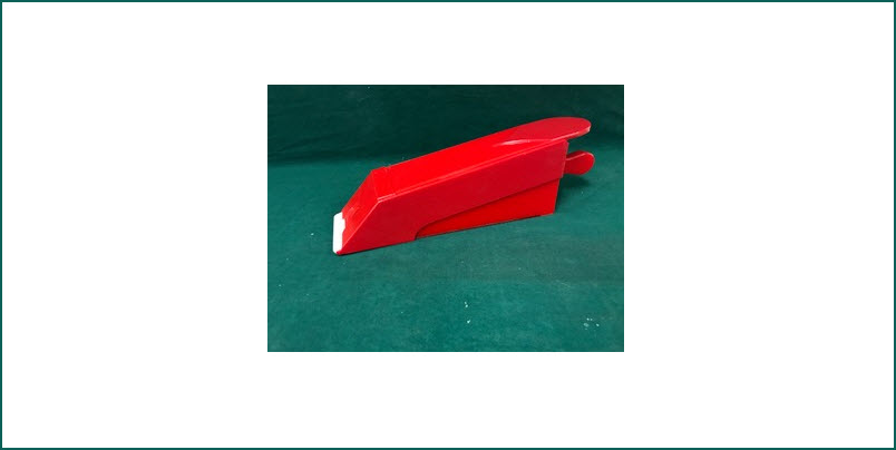 Baccarat-SOLID RED BACCARAT SHOE