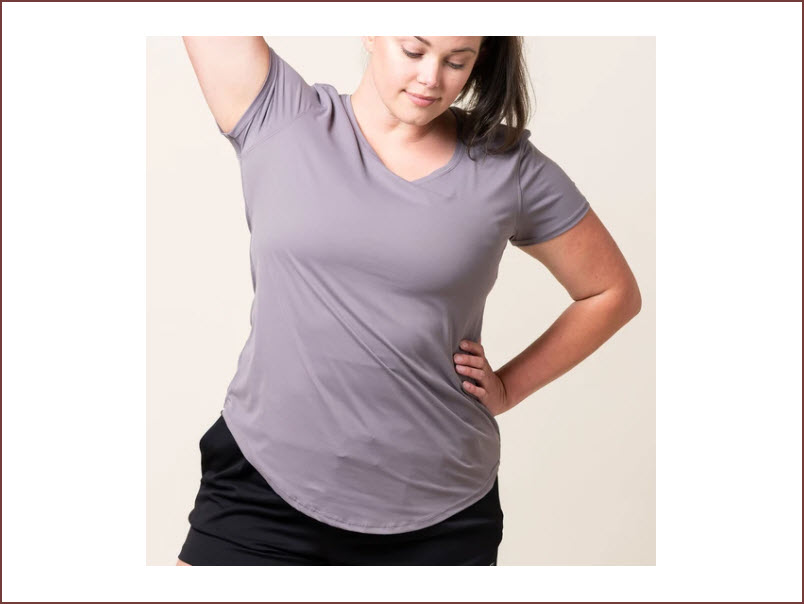 Ladies Clean T - Purple Sage
