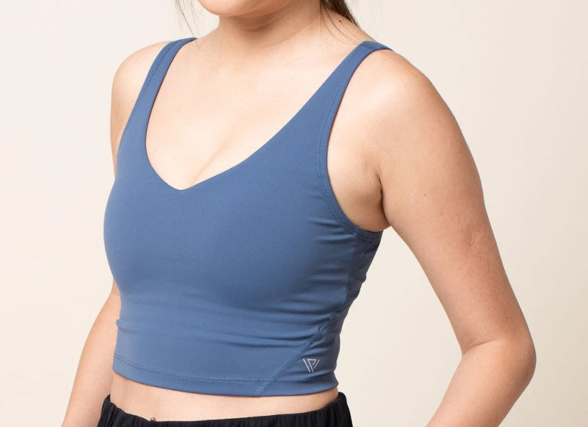 Summit Crop - Slate Blue
