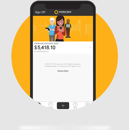 OneWest Mobile App