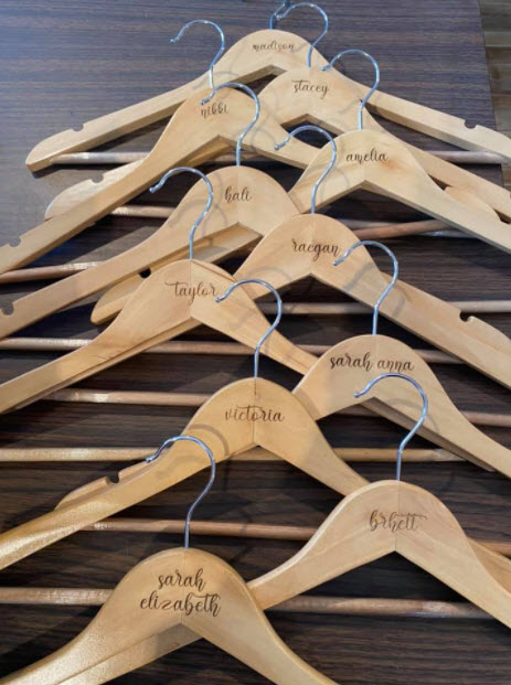 Personalized Wooden Hangers