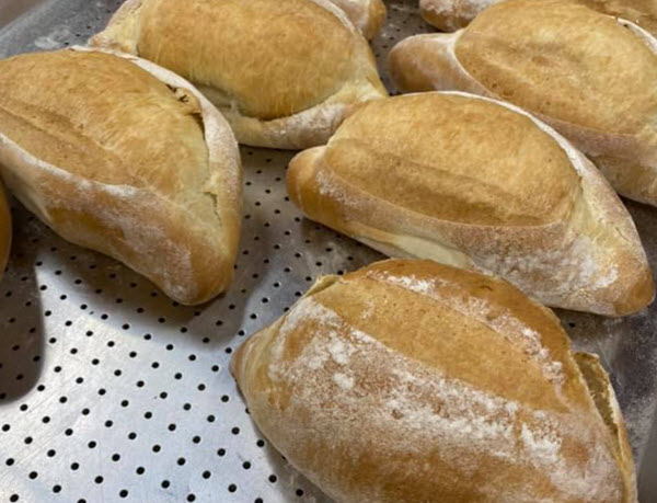 Freshly baked bread