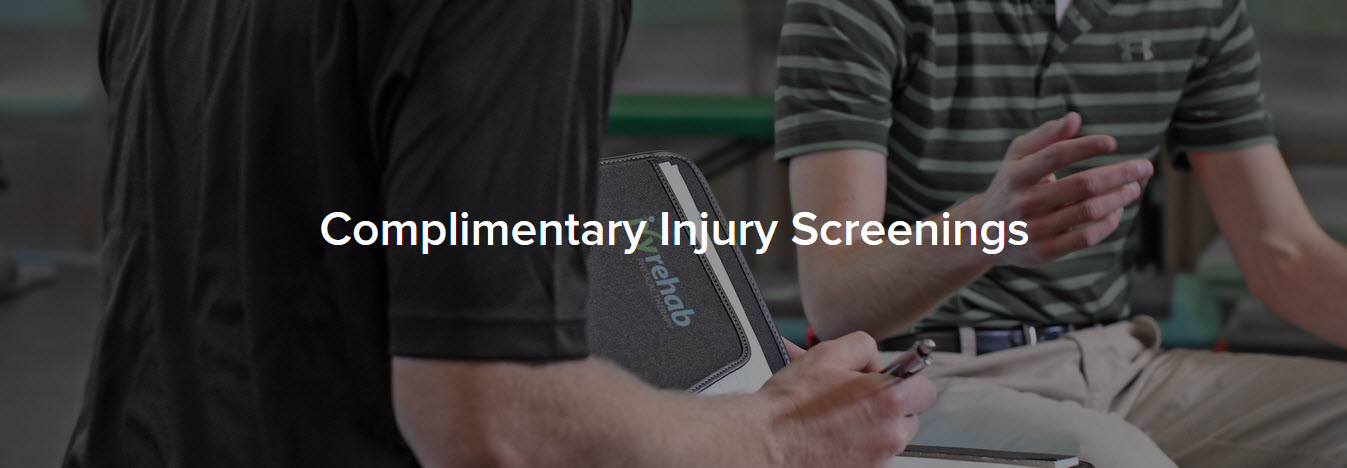 Complimentary Injury Screenings