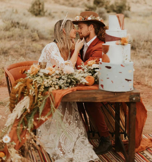 Private Bride And Groom Dinner