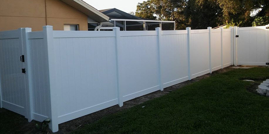 Vinyl fence